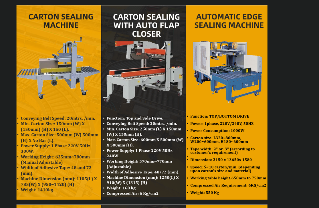 Carton Sealing Machines