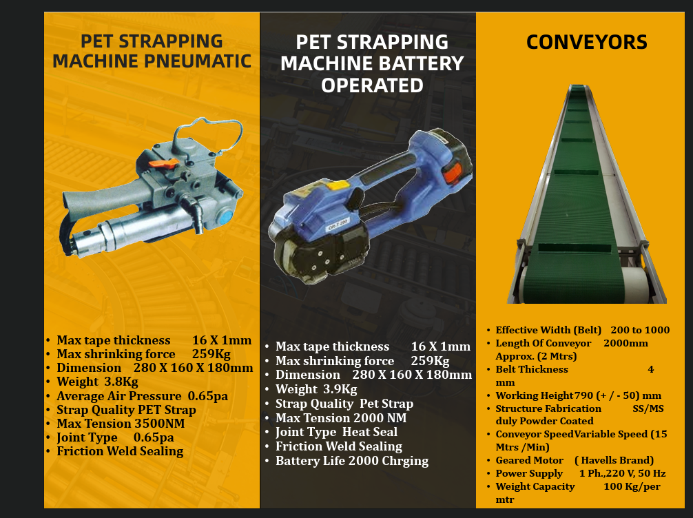 PET Strapping + Conveyors